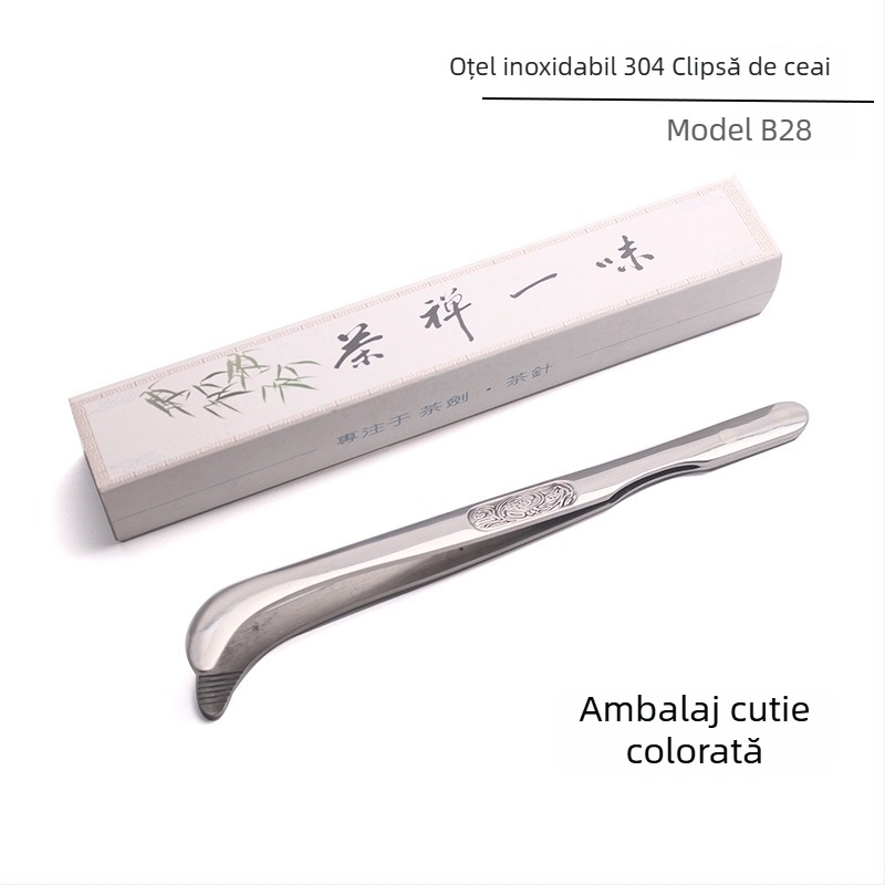 Oțel inoxidabil – Seria Flori: Cuțit de ceai, Sabie de ceai și Preforme de Lingură de ceai pentru ceremonia ceaiului DIY 067·068