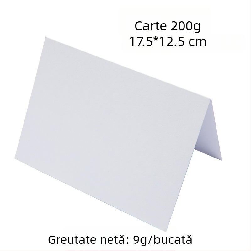 Plicuri de invitație din hârtie kraft, goale, autoadezive cu folie de despachetare, dimensiuni 13×18 cm și 15,8×10,8 cm