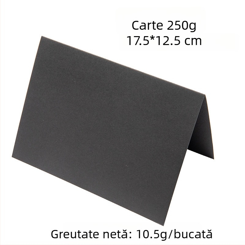 Plicuri de invitație din hârtie kraft, goale, autoadezive cu folie de despachetare, dimensiuni 13×18 cm și 15,8×10,8 cm