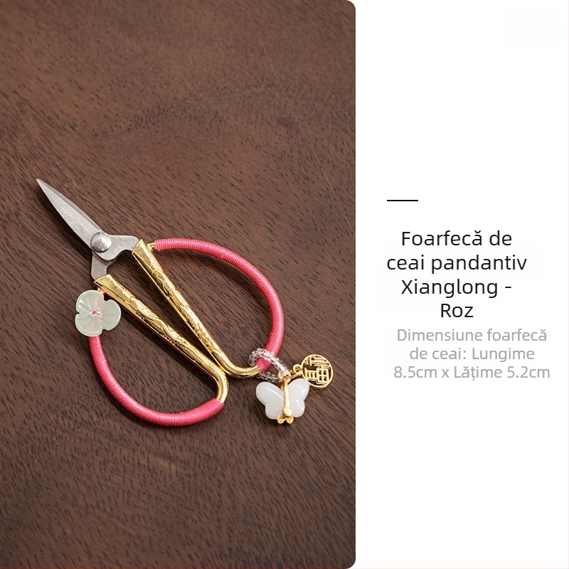 Foarfece pentru frunze de ceai, modele noi în stil chinezesc, retro, pentru ceremonia ceaiului, foarfece mici, accesorii în stil japonez pentru ceai