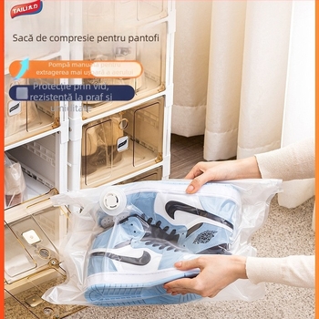 Taili geantă de depozitare pentru pantofi cu compresie vid pentru adidași — protecție împotriva oxidării, umezelii, mucegaiului, îngălbenirii, prafului, sigilată