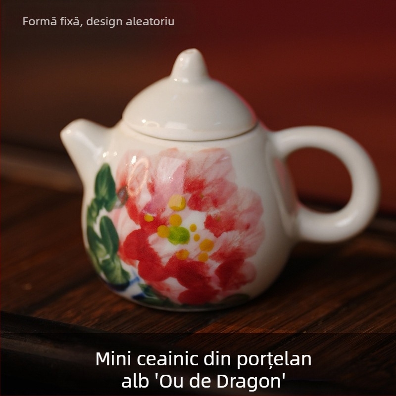 Ceainic mic pentru mahjong, Tea Pet, suport pentru bețișoare de tămâie, ceramică Jingdezhen, piesă decorativă pentru ceremonia ceaiului Kung Fu