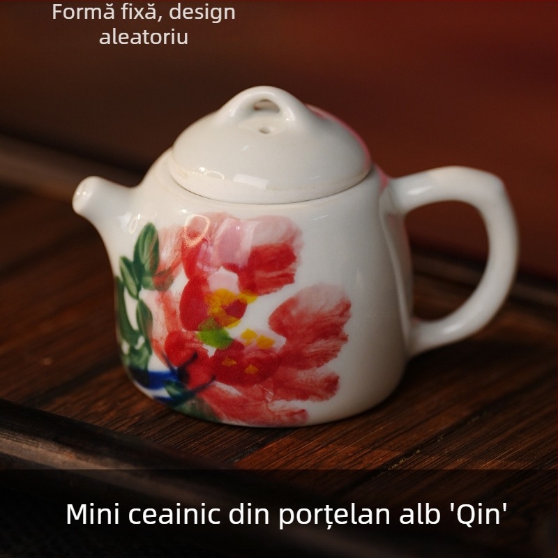 Ceainic mic pentru mahjong, Tea Pet, suport pentru bețișoare de tămâie, ceramică Jingdezhen, piesă decorativă pentru ceremonia ceaiului Kung Fu