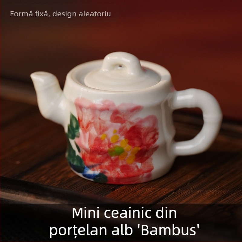 Ceainic mic pentru mahjong, Tea Pet, suport pentru bețișoare de tămâie, ceramică Jingdezhen, piesă decorativă pentru ceremonia ceaiului Kung Fu