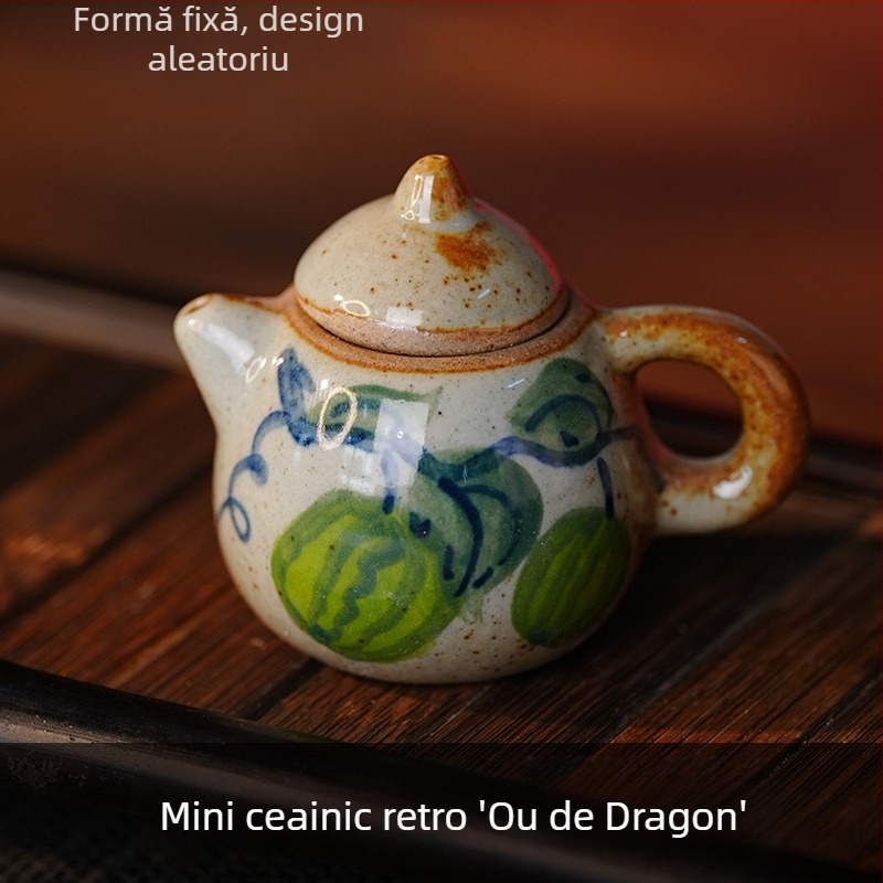 Ceainic mic pentru mahjong, Tea Pet, suport pentru bețișoare de tămâie, ceramică Jingdezhen, piesă decorativă pentru ceremonia ceaiului Kung Fu