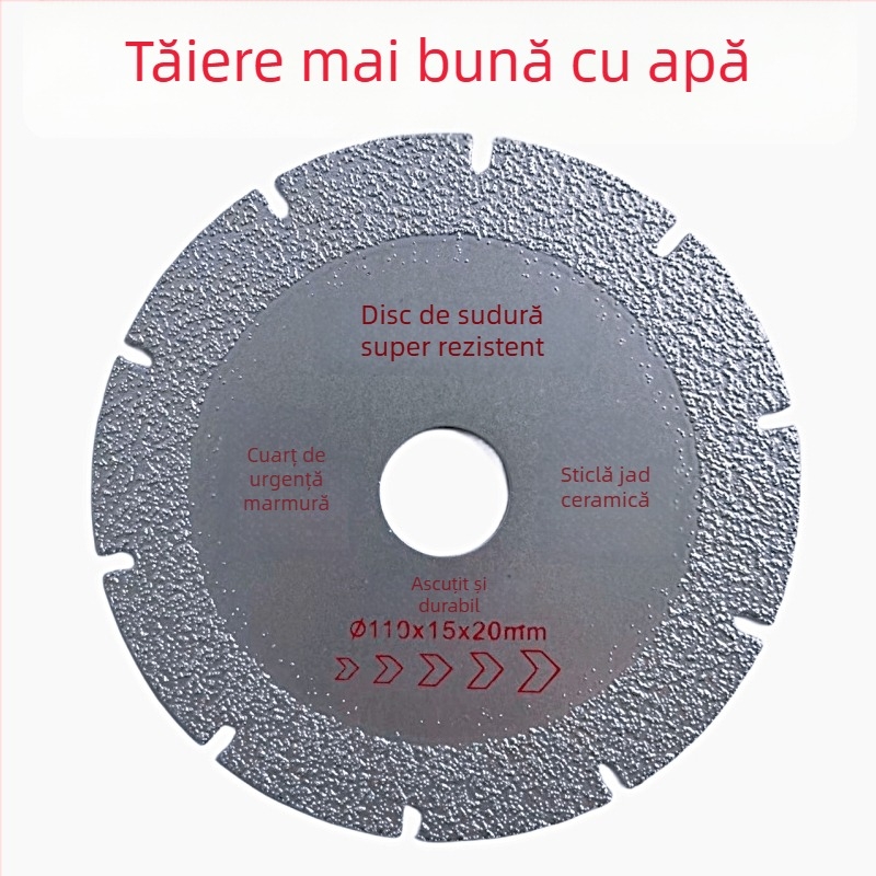 Lama mică pentru tăierea marmurului și a pietrei, pentru plăci ceramice, sticlă, cuarț și jad