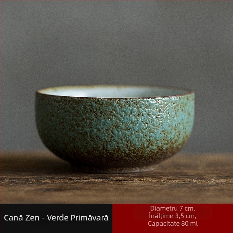 C12 ceașcă de ceai din ceramică, stil vintage, pentru degustare, japonez, uz casnic, o singură ceașcă