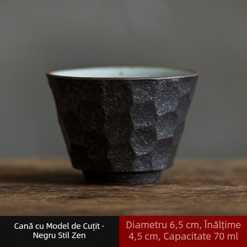 C12 ceașcă de ceai din ceramică, stil vintage, pentru degustare, japonez, uz casnic, o singură ceașcă