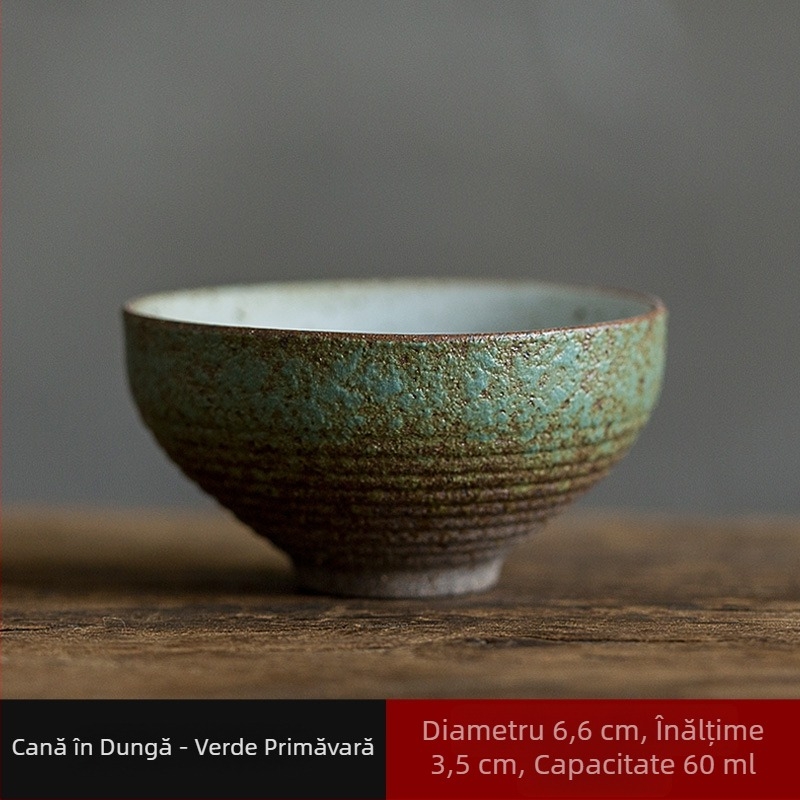 C12 ceașcă de ceai din ceramică, stil vintage, pentru degustare, japonez, uz casnic, o singură ceașcă