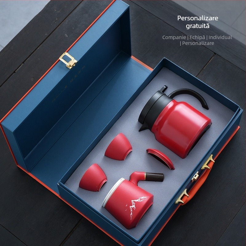 Set cadouri corporative din ceramică pentru clienți și lideri – set de suveniruri premium pentru întâlniri anuale și aniversări