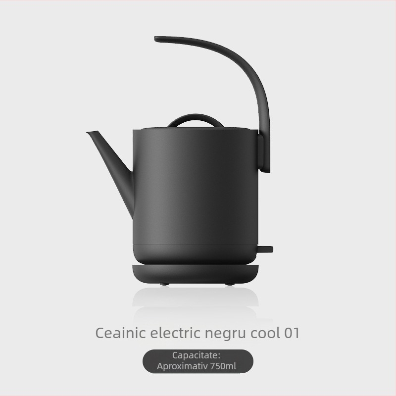 Wood Sheng Plaything Ceainic și ceașcă cu filtru pentru separarea apei, sticlă borosilicat rezistentă la temperaturi înalte, 550-700 ml, pentru birou