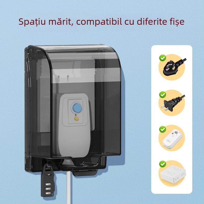Type 86 Baie: cutie adezivă pentru întrerupător împotriva scurgerilor și stropilor, capac de protecție pentru boiler, set capac priză impermeabil mărit