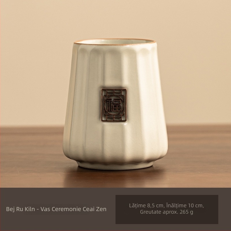 Set Ceremonia Ceaiului Six Gentlemen — Accesorii ceramice pentru ceai: sticlă, clips de ceai, lingură de ceai, cuțit de ceai, stilou pentru îngrijirea ceainicului