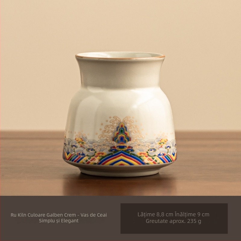 Set Ceremonia Ceaiului Six Gentlemen — Accesorii ceramice pentru ceai: sticlă, clips de ceai, lingură de ceai, cuțit de ceai, stilou pentru îngrijirea ceainicului