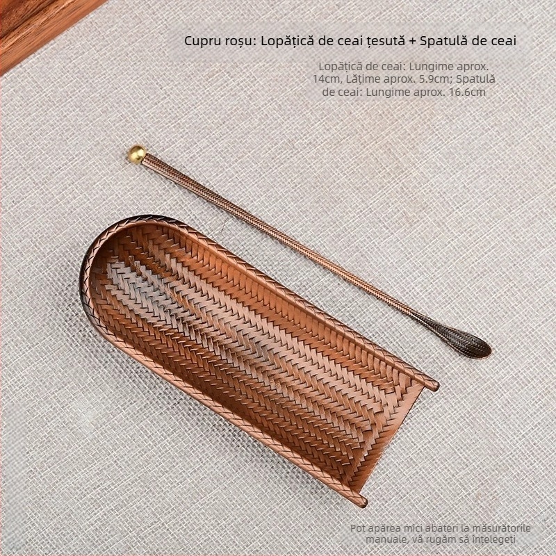 Set accesorii ceai din oțel inoxidabil 304, stil retro: linguriță de ceai, lingură pentru ceai și alte accesorii pentru ceai