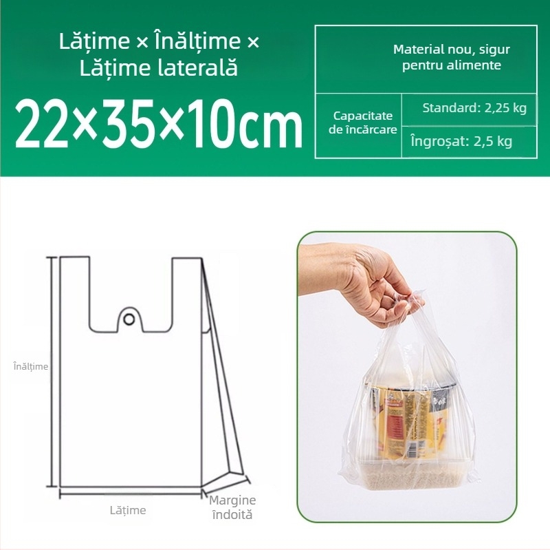 Pungi de plastic albe, transparente, de calitate alimentară, pentru chifle, produse de panificație, fructe și legume; pentru cumpărături și uz casnic
