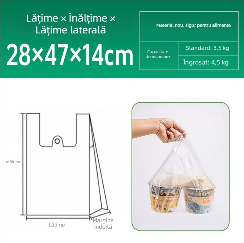 Pungi de plastic albe, transparente, de calitate alimentară, pentru chifle, produse de panificație, fructe și legume; pentru cumpărături și uz casnic