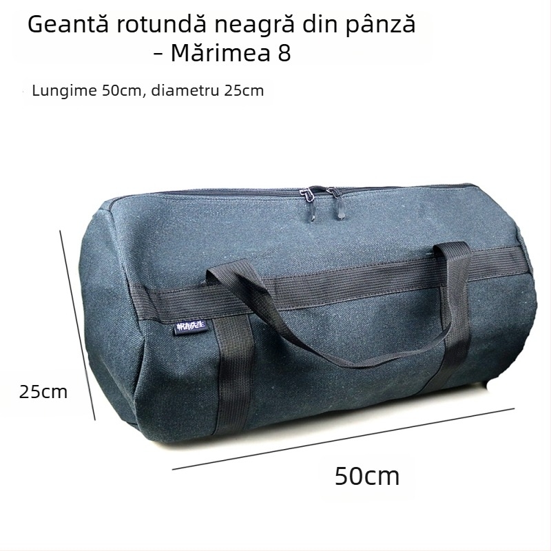 Geantă de unelte din pânză întărită pentru tâmplărie, geantă mare circulară de mână