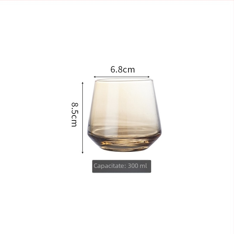 Pahar de vin din cristal cu picior negru electrogalvanizat, stil european pentru banchet