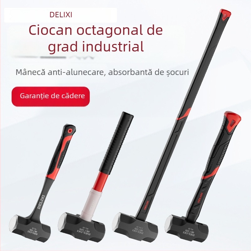 Delixi ciocan octagonal, 4 lb, pentru zidărie