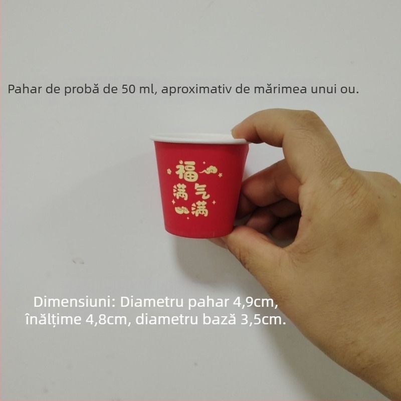 Cupe mini de degustare, din hârtie, 30–50 ml, de unică folosință
