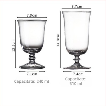 Serie ultra-subțire: pahar de cocktail Commander Cup în stil japonez pentru baruri și hoteluri