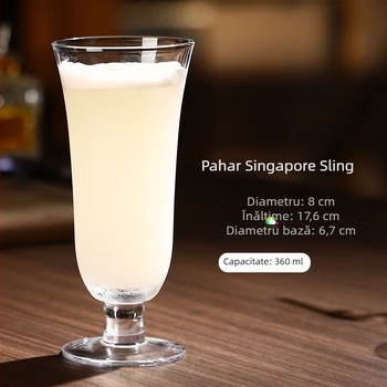 Serie ultra-subțire: pahar de cocktail Commander Cup în stil japonez pentru baruri și hoteluri