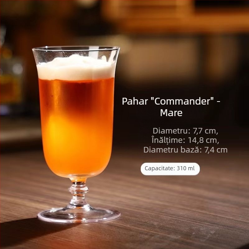 Serie ultra-subțire: pahar de cocktail Commander Cup în stil japonez pentru baruri și hoteluri