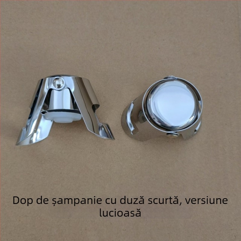 Stopper din oțel inoxidabil pentru șampanie cu etanșare vid – dop pentru sticle de vin