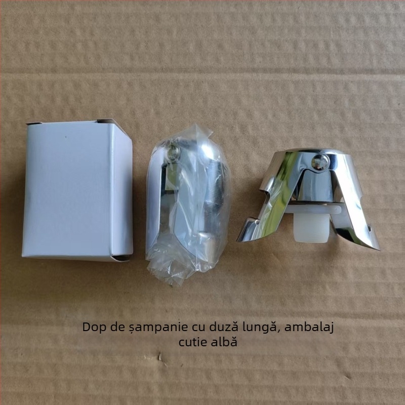 Stopper din oțel inoxidabil pentru șampanie cu etanșare vid – dop pentru sticle de vin