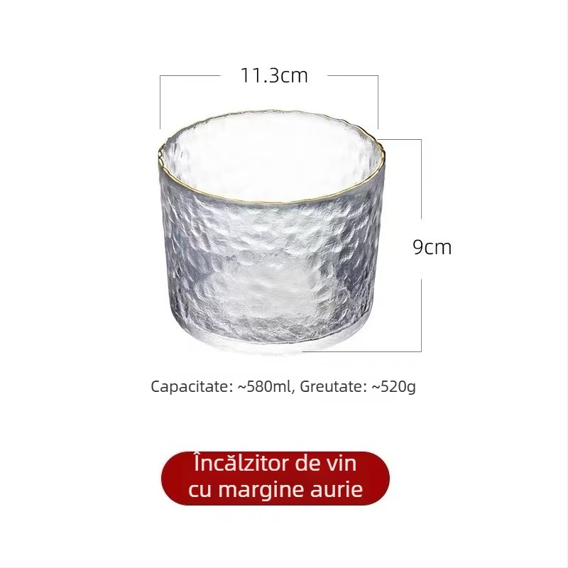 Set de pahare din sticlă pentru băuturi, pahare mici, stil chinezesc