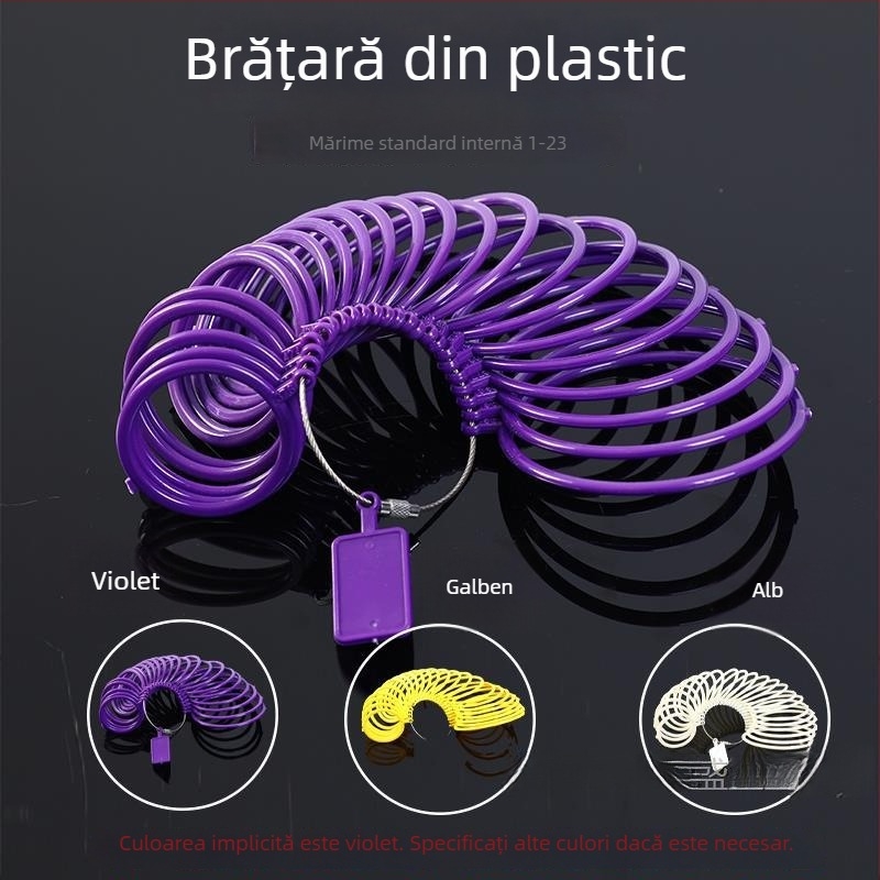 Unealtă de măsurare a dimensiunii brățării pentru circumferința încheieturii, instrument de măsurare a mărimii inelului, probare și corecție a formei circulare