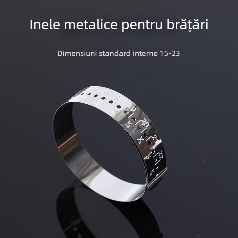 Unealtă de măsurare a dimensiunii brățării pentru circumferința încheieturii, instrument de măsurare a mărimii inelului, probare și corecție a formei circulare