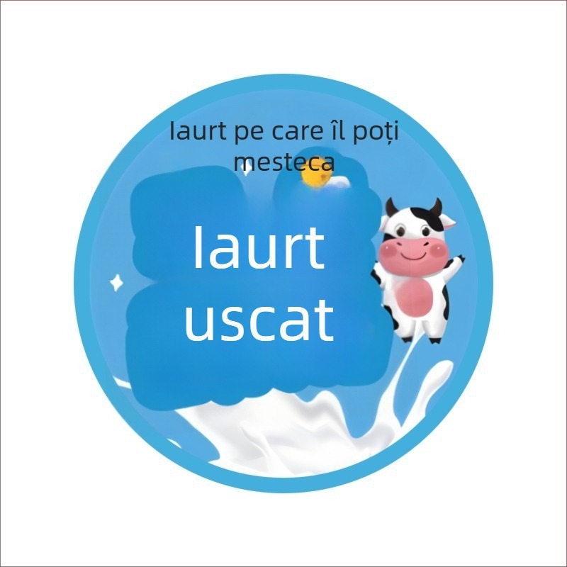 Etichete PVC autoadezive pentru sigilarea cupe de iaurt, cupe de budincă refrigerate, înghețată și sticle de băut
