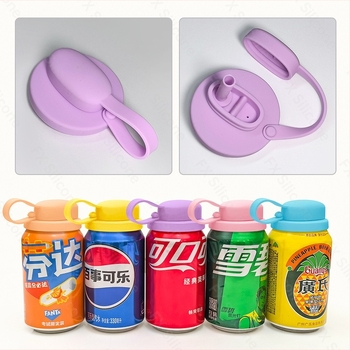 Capac din silicon pentru doze de băuturi (sodă, bere și cola) – etanș, posibilă imprimare a logo-ului
