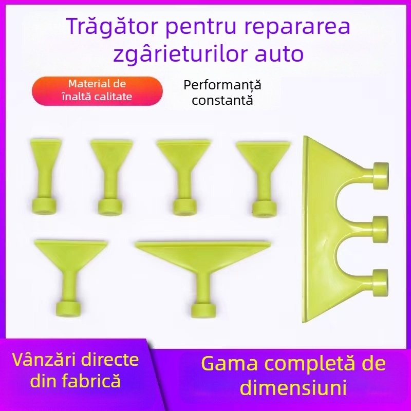 Set de unelte pentru repararea deformărilor din tablă auto, cu trăgătoare, fără zgârieturi
