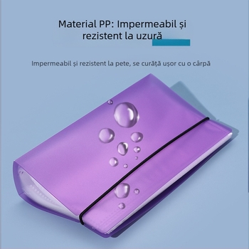 Carte plastică pentru economisire a banilor, capacitate pentru 200 de monede, format A6
