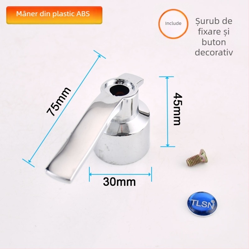 Manetă de robinet – accesorii pentru chiuvetă, supapă unghiulară și deschidere rapidă a robinetului