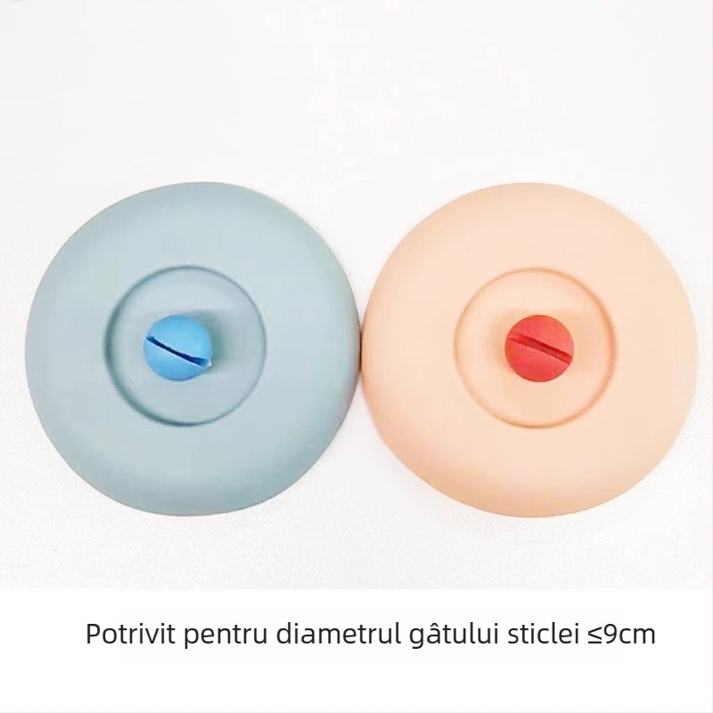 Capac din silicon pentru cană, capac cu suport pentru lingură, protecție universală împotriva prafului pentru cănile ceramice