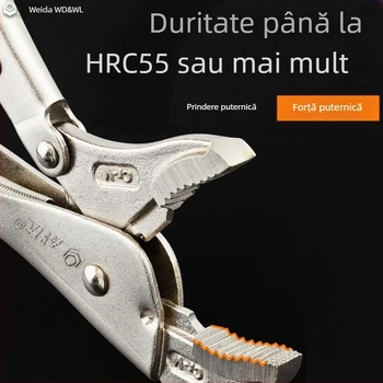 Weida clește industrial greu – clește multifuncțional și clește universal pentru țevi, pentru tâmplărie, sigilare manuală, gură rotundă, 10 inch