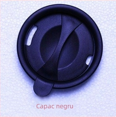 Căniță de mic dejun din sticlă borosilicat cu capac, pentru cafea, lapte sau suc, cu posibilitatea imprimării unui model