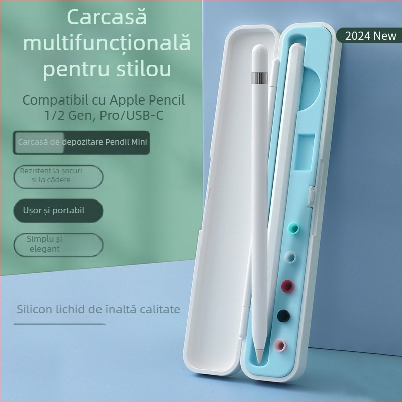 Carcasă pentru stylus capacitiv pentru iPad Apple Pencil, spațiu de depozitare, universal Pro 2 Gen