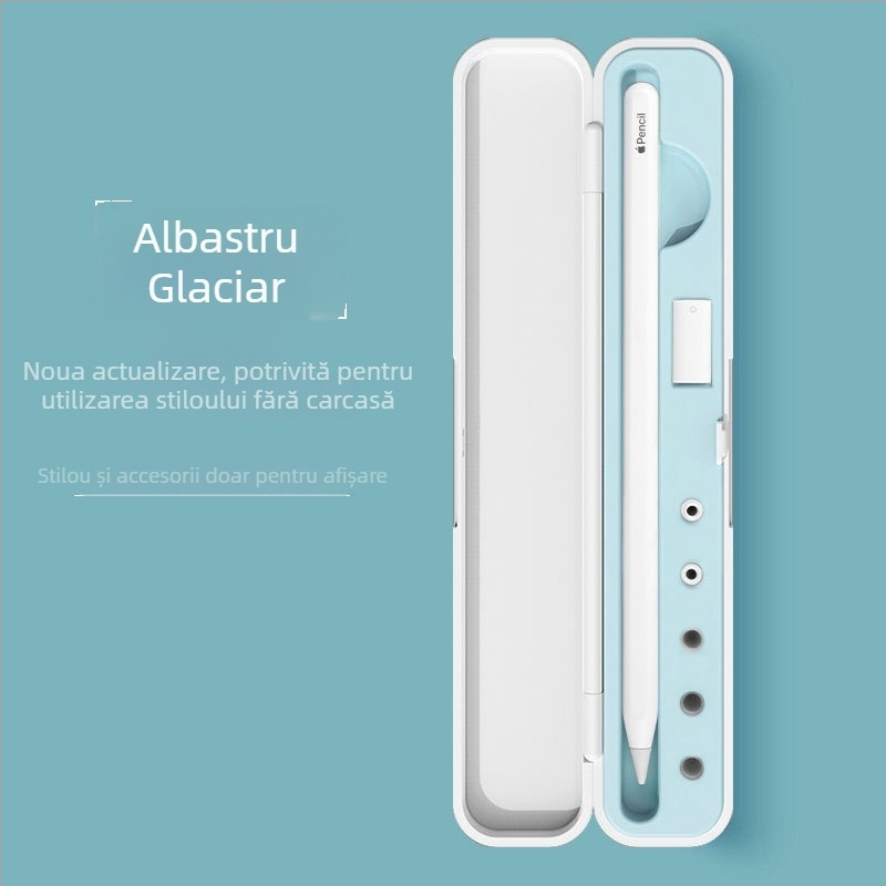 Carcasă pentru stylus capacitiv pentru iPad Apple Pencil, spațiu de depozitare, universal Pro 2 Gen