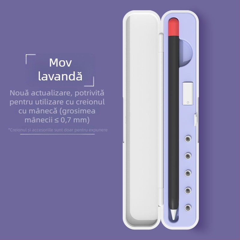 Carcasă pentru stylus capacitiv pentru iPad Apple Pencil, spațiu de depozitare, universal Pro 2 Gen