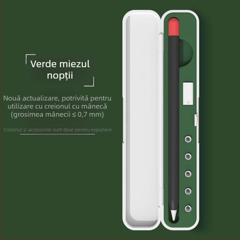 Carcasă pentru stylus capacitiv pentru iPad Apple Pencil, spațiu de depozitare, universal Pro 2 Gen