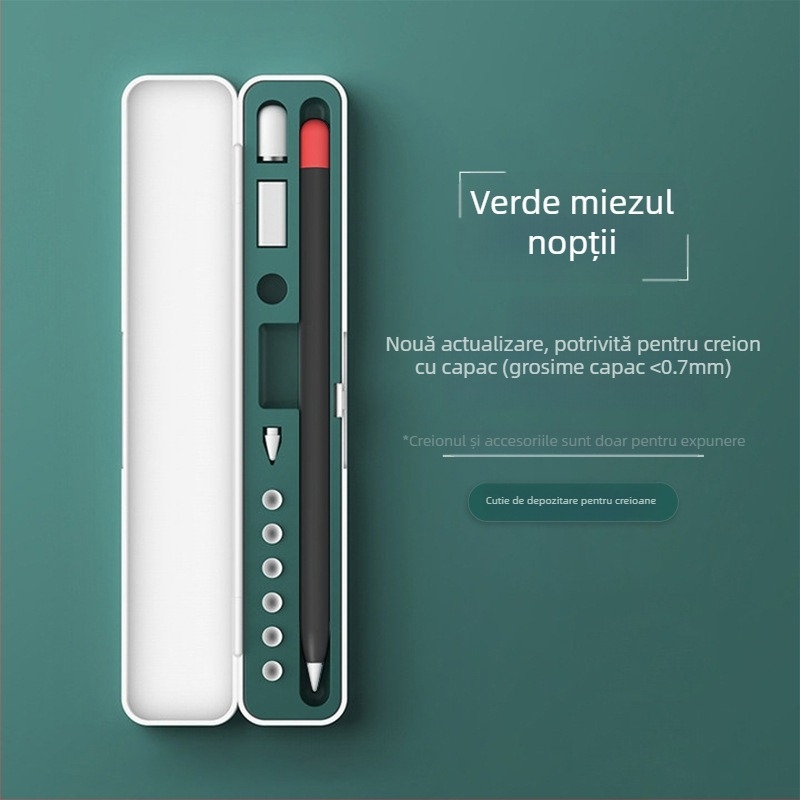 Carcasă pentru stylus capacitiv pentru iPad Apple Pencil, spațiu de depozitare, universal Pro 2 Gen