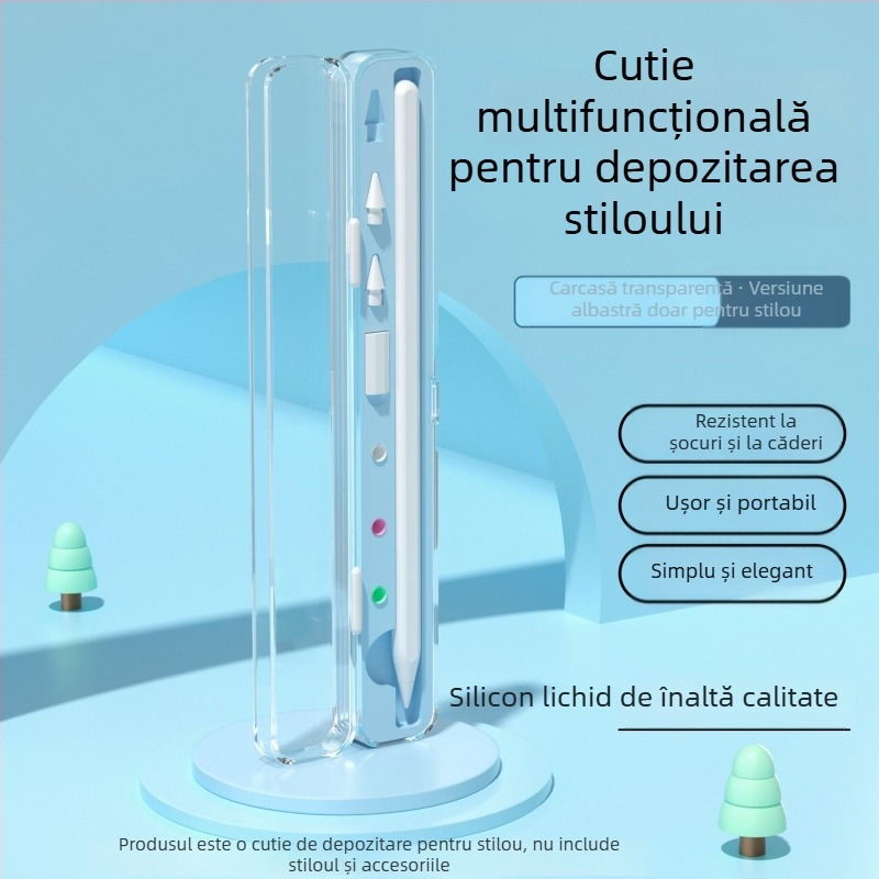 Carcasă pentru stylus capacitiv pentru iPad Apple Pencil, spațiu de depozitare, universal Pro 2 Gen