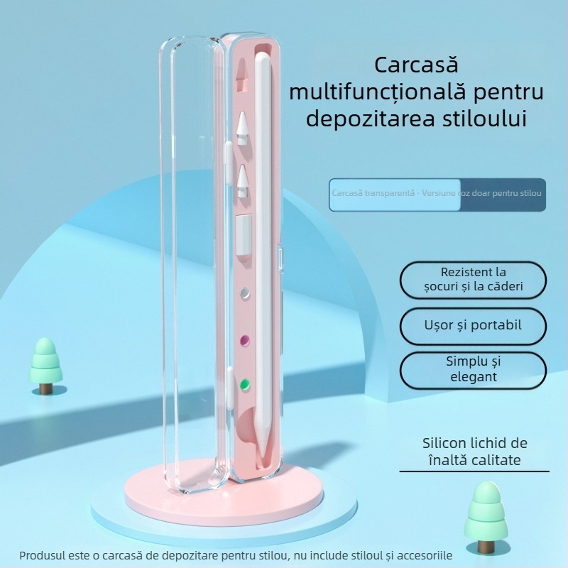 Carcasă pentru stylus capacitiv pentru iPad Apple Pencil, spațiu de depozitare, universal Pro 2 Gen