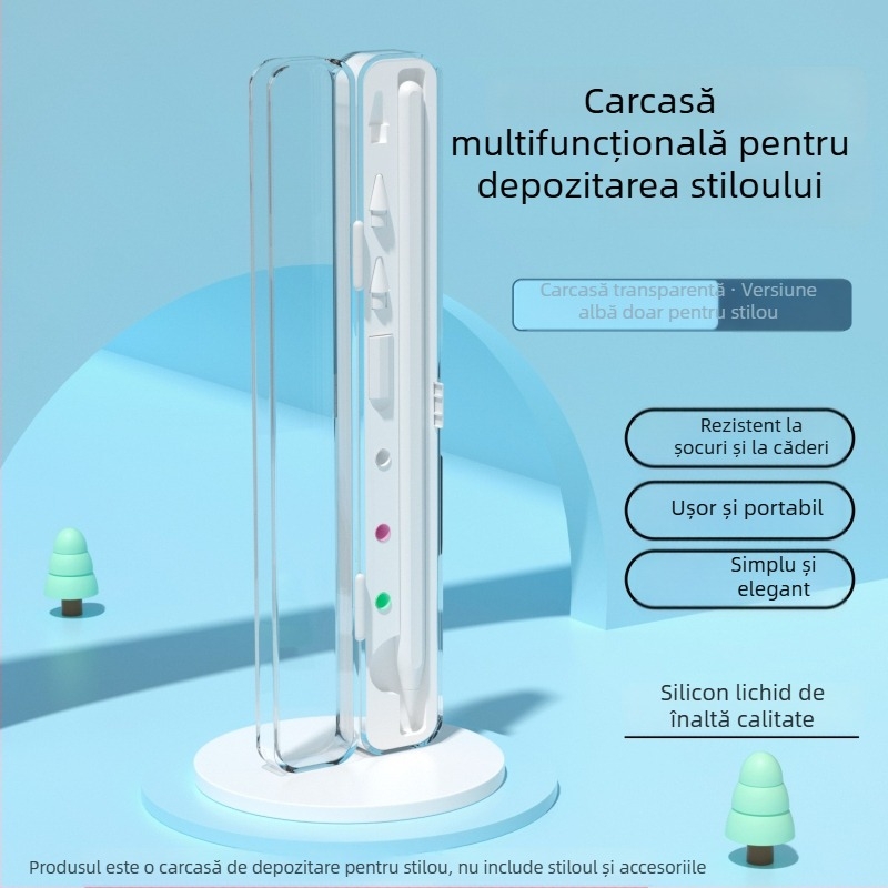 Carcasă pentru stylus capacitiv pentru iPad Apple Pencil, spațiu de depozitare, universal Pro 2 Gen