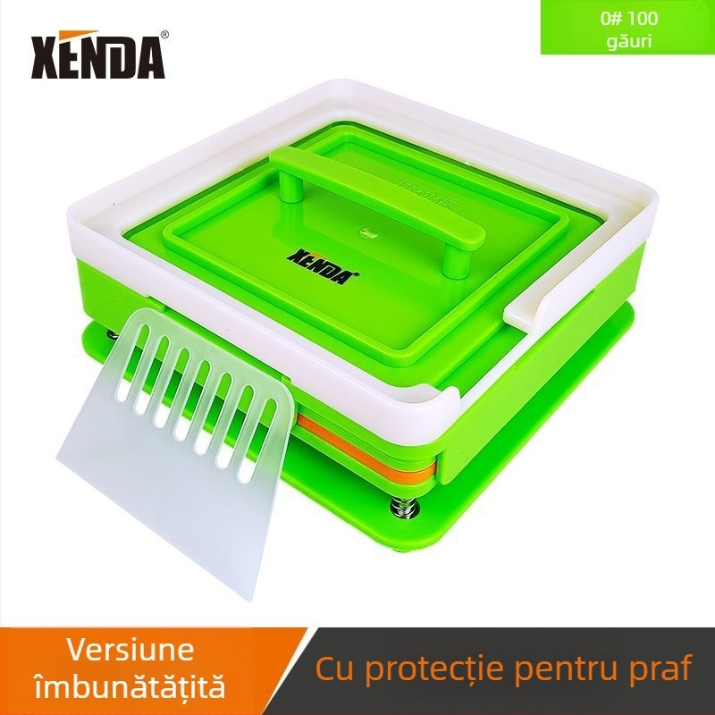 Xenda No. 0 Mașină de umplere capsule cu 100 găuri, placă de umplere – Mașină de umplere pulbere (Profesională)